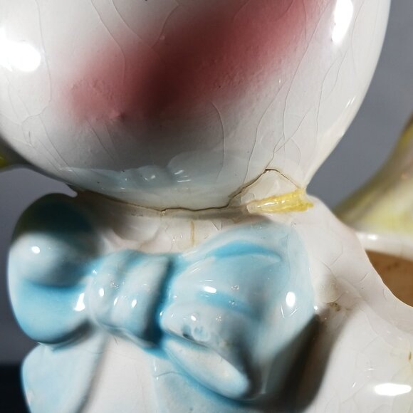 Vintage Relpo Samson 1957  Large Duckling Chicken Planter Vase - Picture 4 of 12